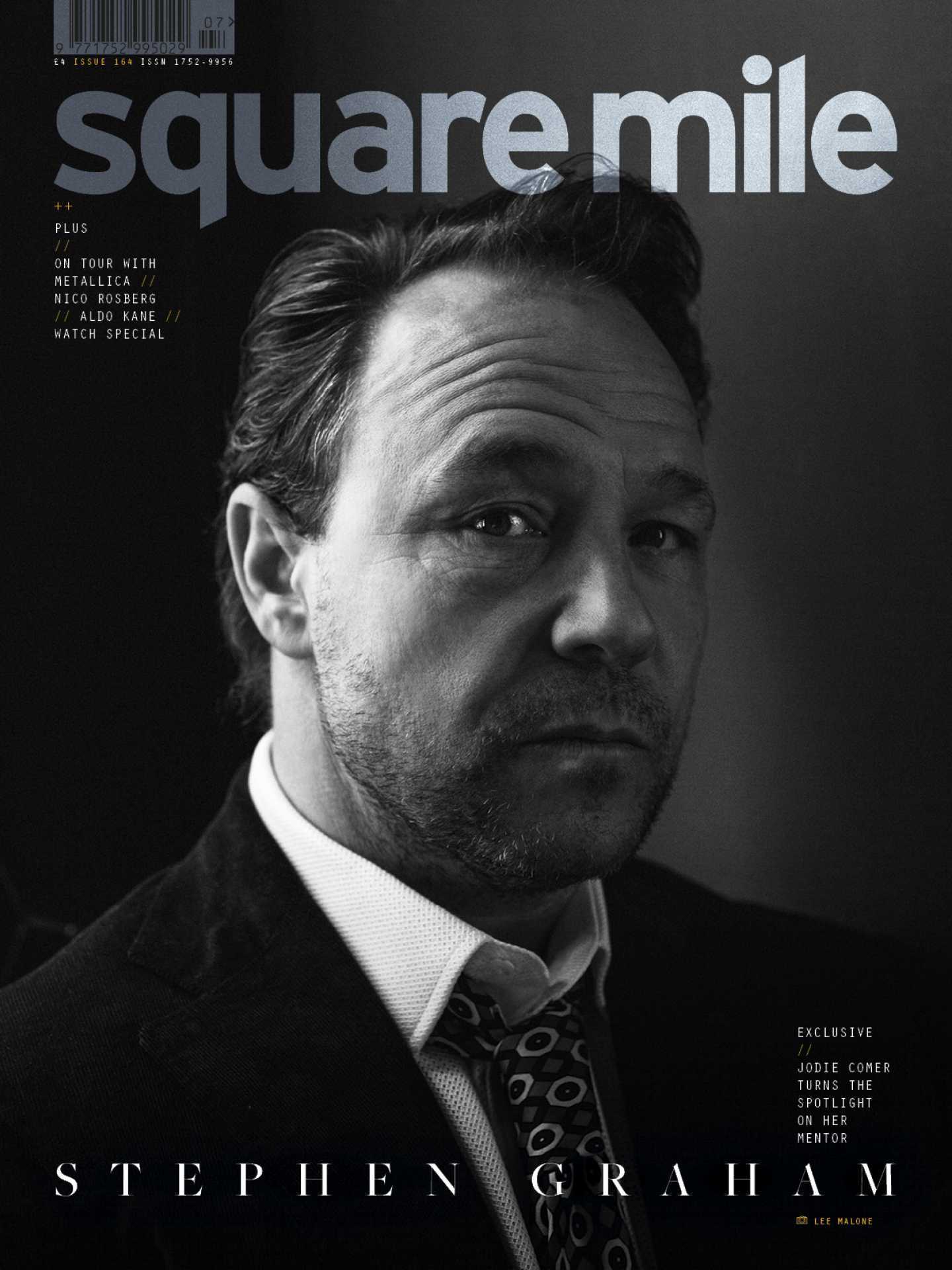 Stephen Graham photographed by Lee Malone for Square Mile