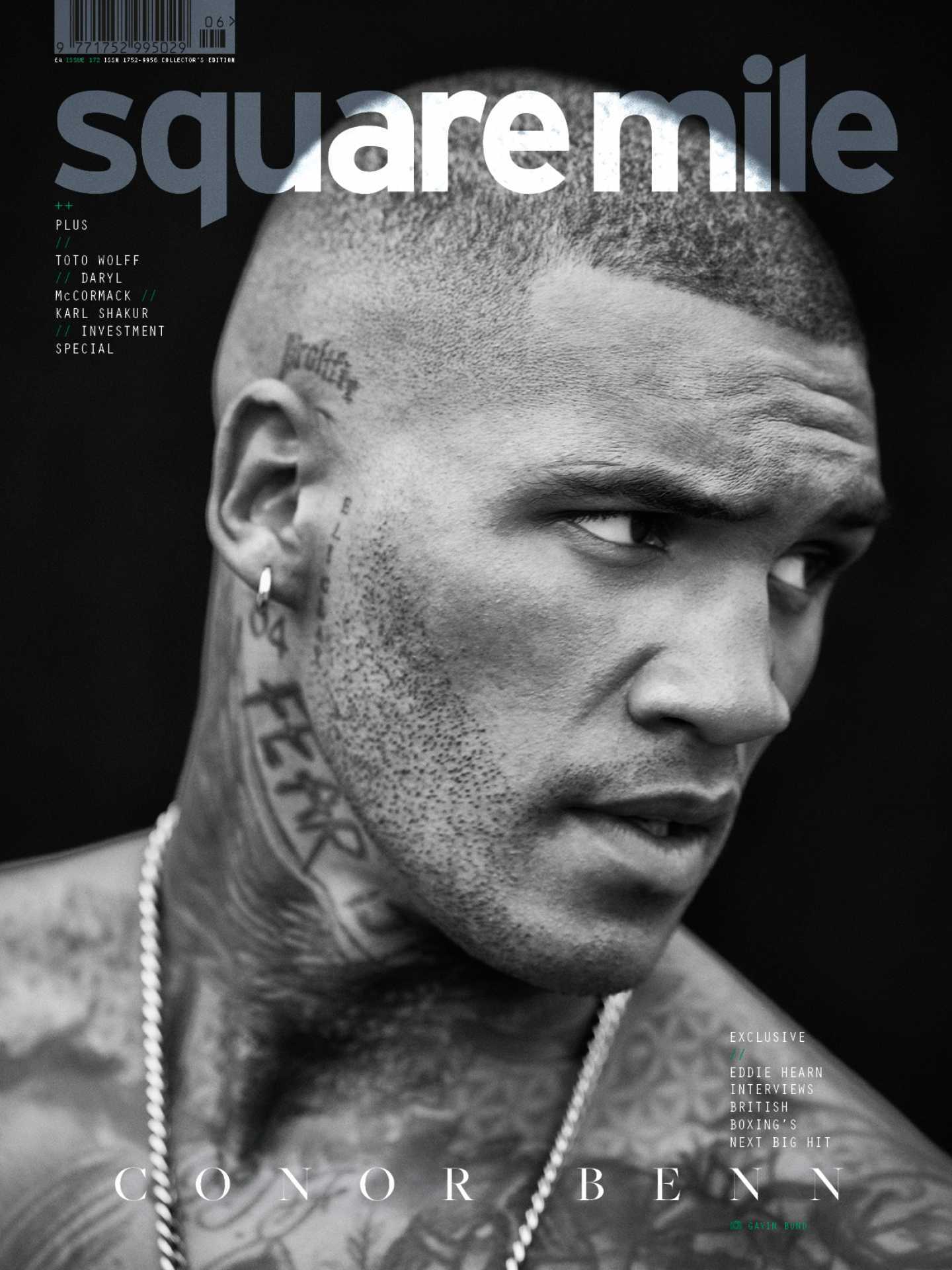 Conor Benn photographed by Gavin Bond for Square Mile