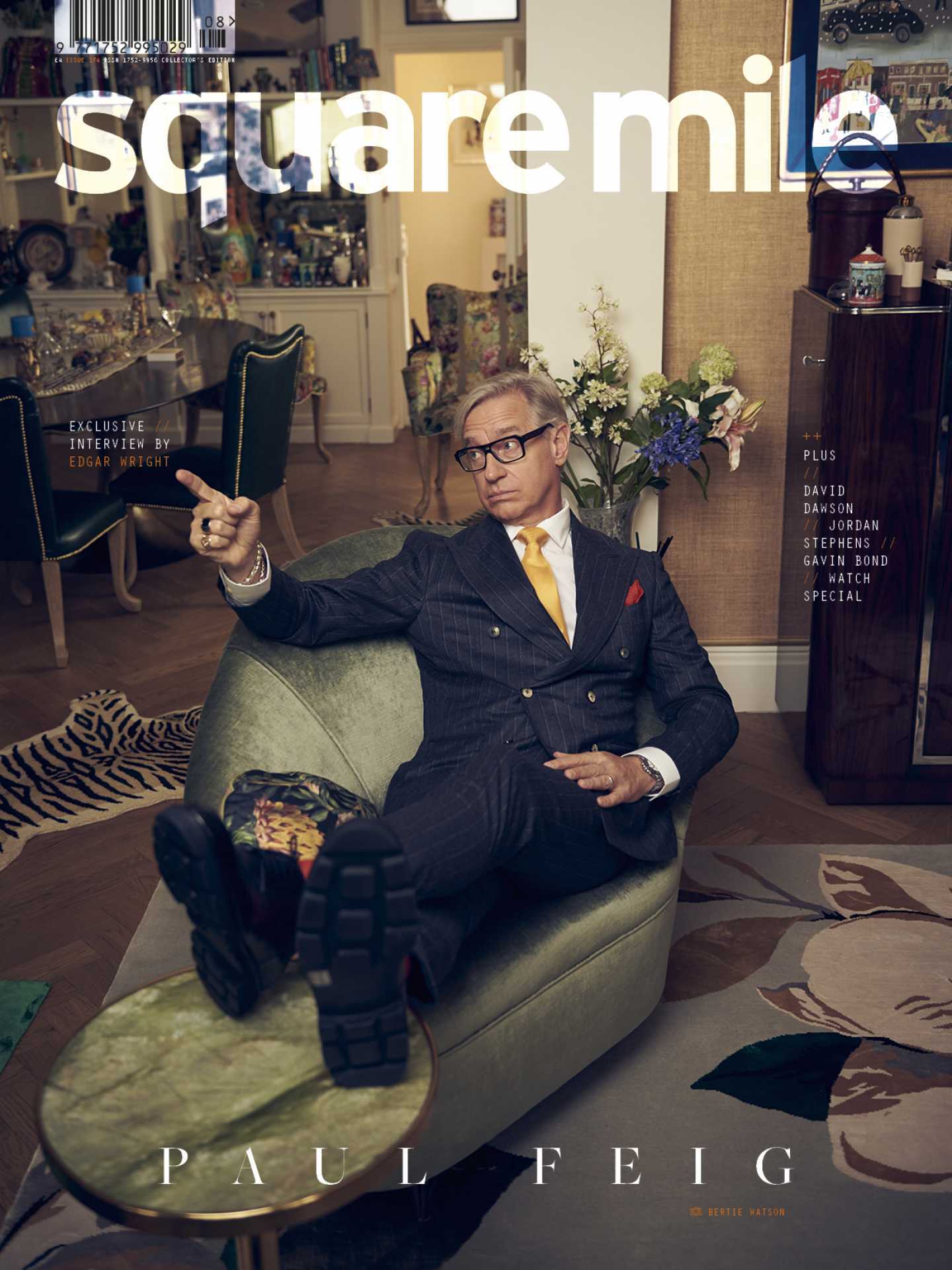 Paul Feig photographed for Square Mile by Bertie Watson