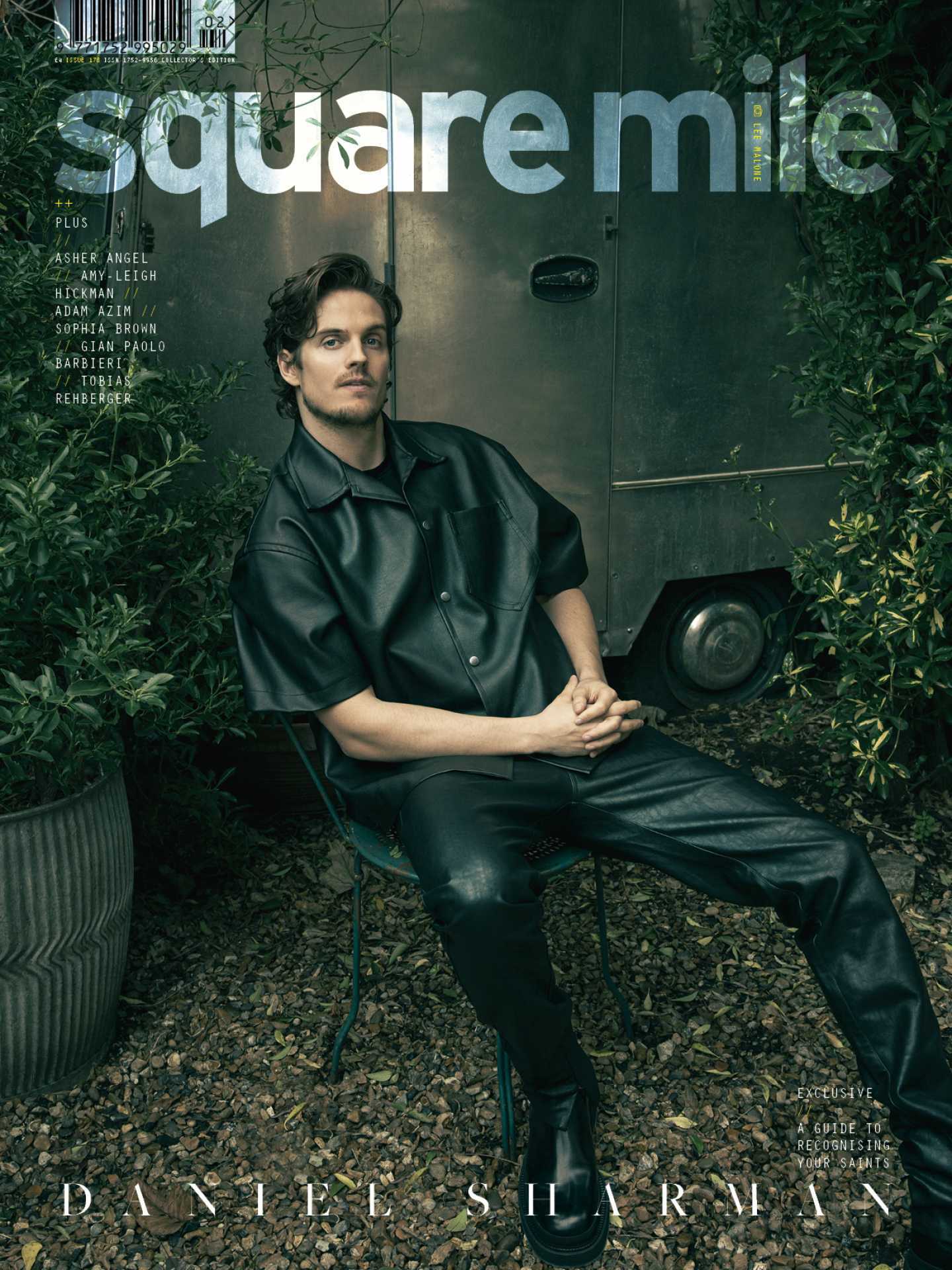 Daniel Sharman photographed by Lee Malone for Square Mile