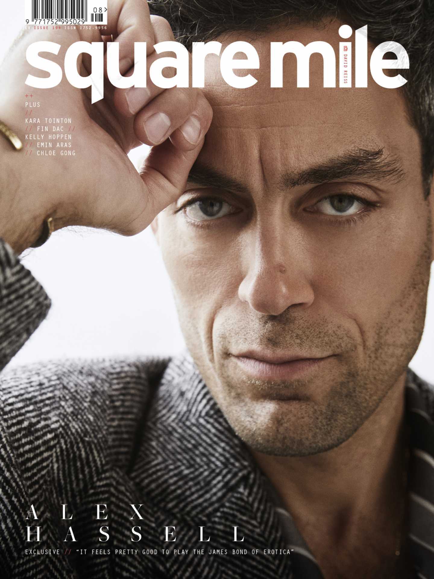 Alex Hassell photographed for Square Mile by David Reiss