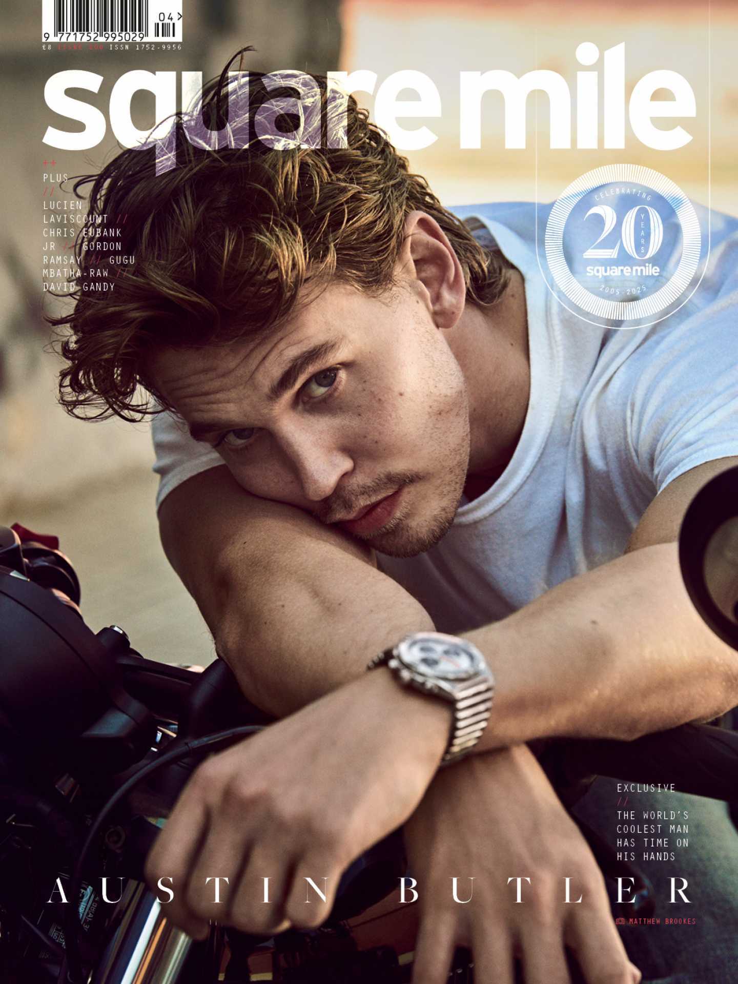 Austin Butler photographed by Matthew Brookes for Square Mile issue 200