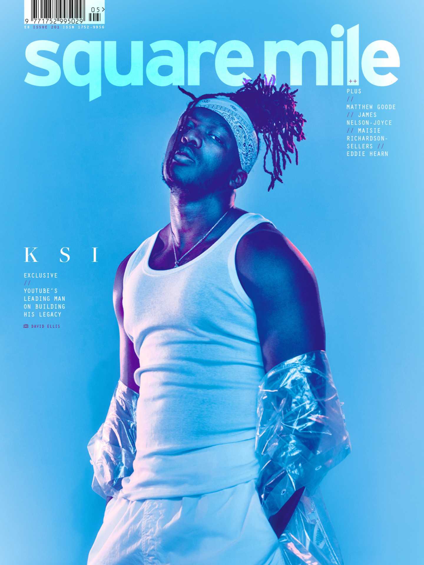 KSI photographed by Davis Ellis for Square Mile issue 201
