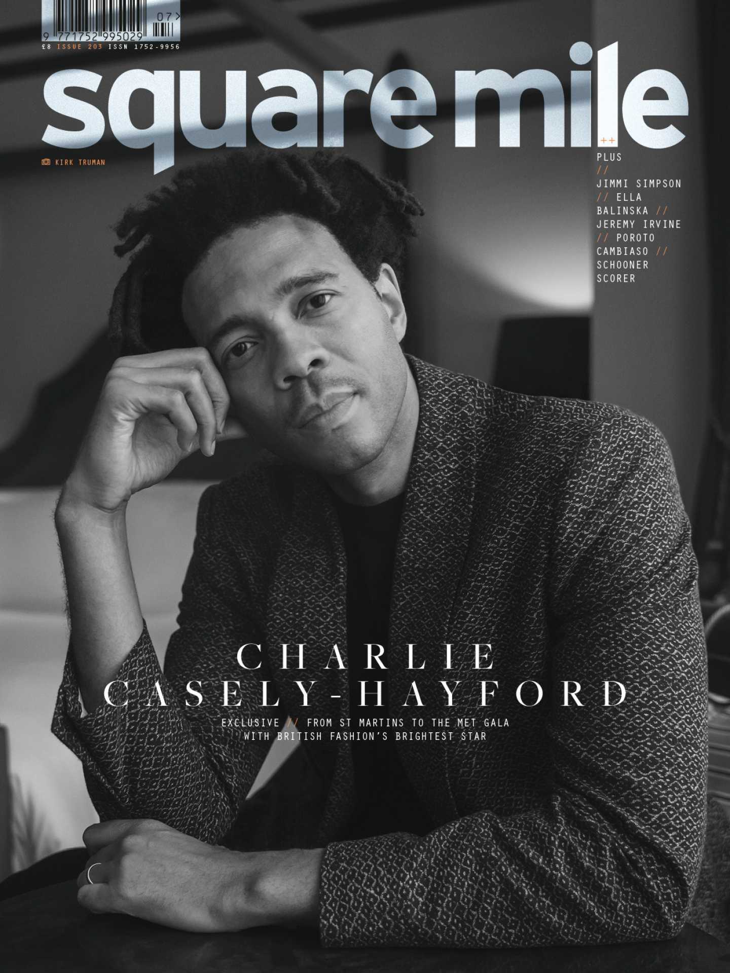 Charlie Casely-Hayford photographed by Kirk Truman for Square Mile magazine