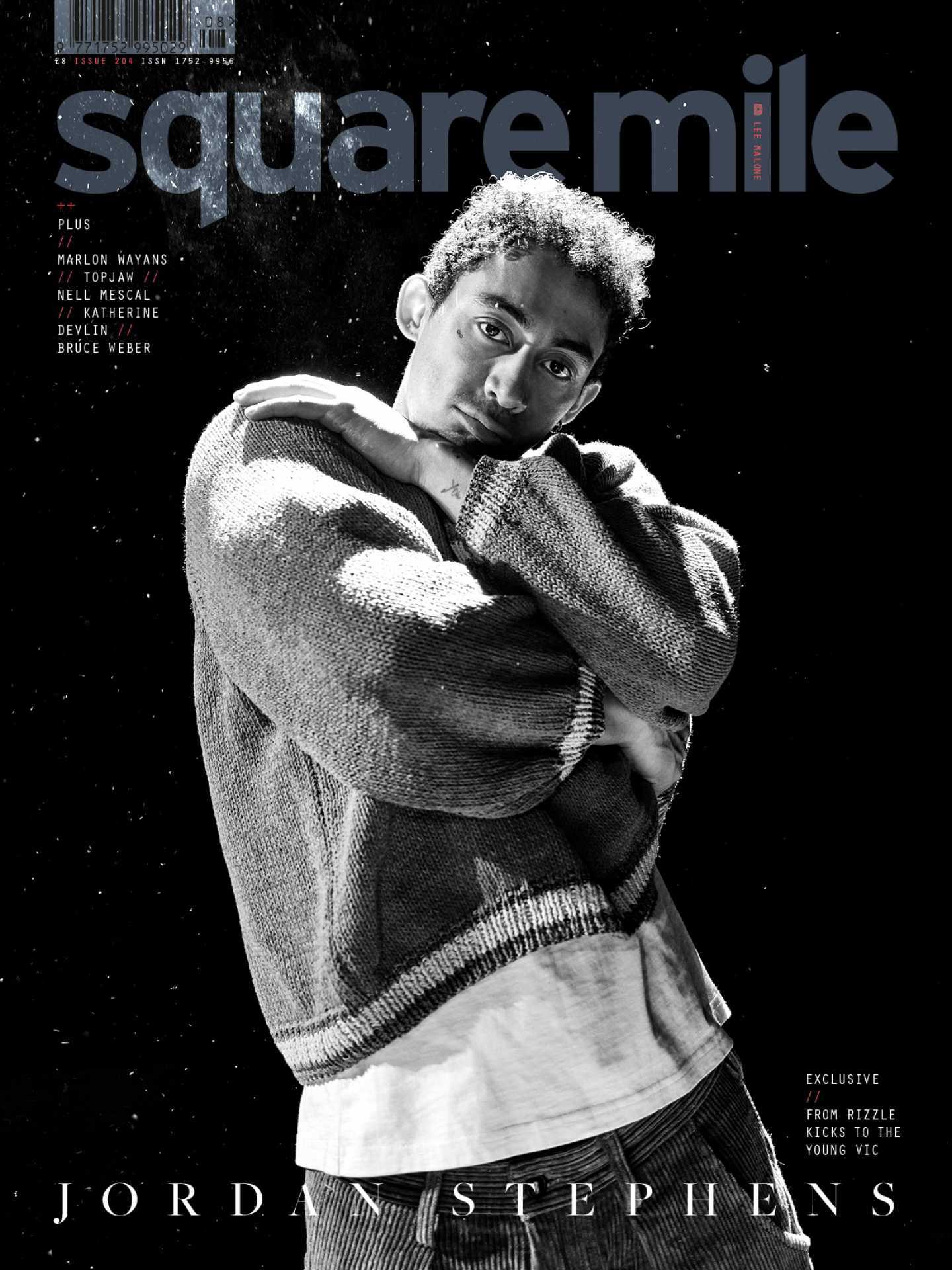 Jordan Stephens Cover photographed by Lee Malone for Square Mile issue 204