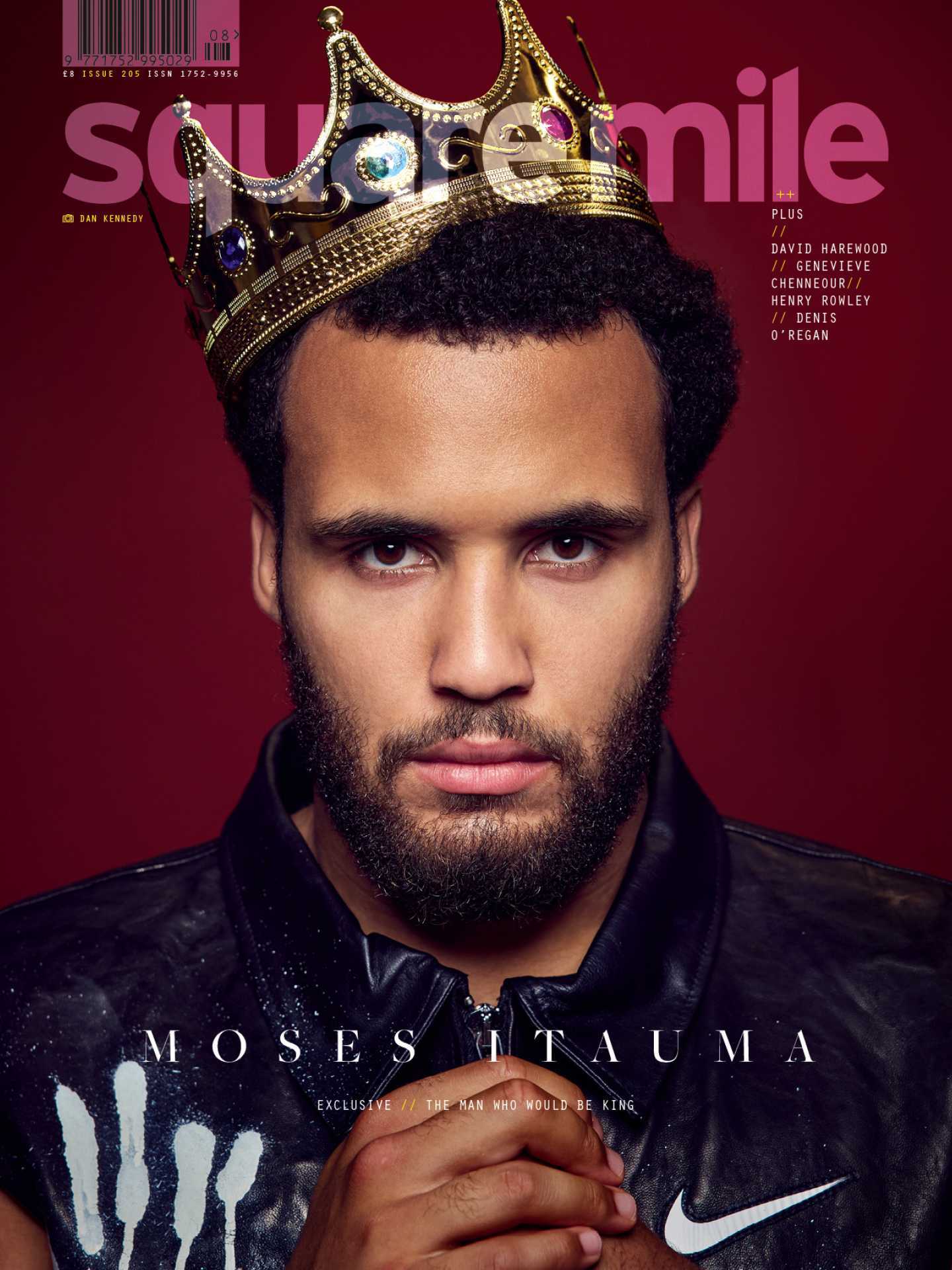 Moses Itauma photographed for Square Mile by Dan Kennedy