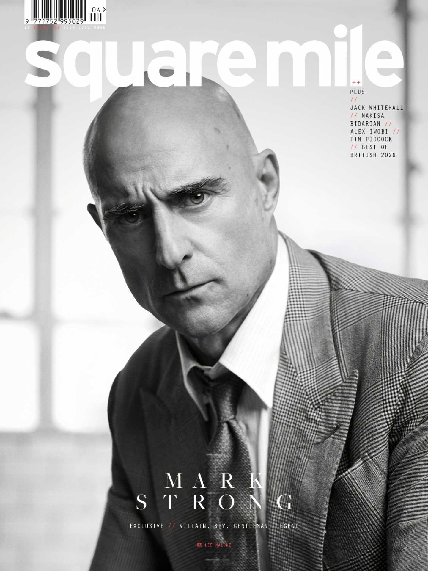 Square Mile - issue 210 - Cover star Mark Strong photographed by Lee Malone