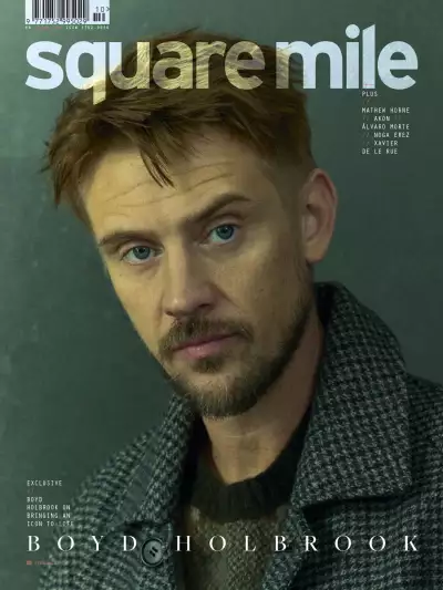 Boyd Holbrook photographed by Leo Jacob for Square Mile
