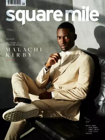 Malachi Kirby cover photograph for Square Mile issue 197 by David Reiss