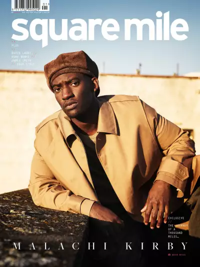 Malachi Kirby cover photograph for Square Mile issue 197 by David Reiss