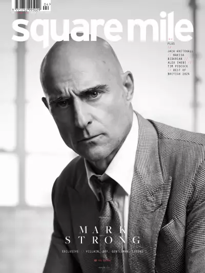 Square Mile - issue 210 - Cover star Mark Strong photographed by Lee Malone