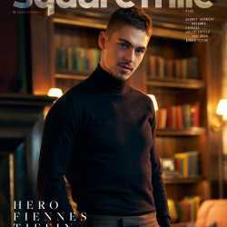 Cover star Hero Fiennes Tiffin photographed for Square Mile by Robert Viglasky