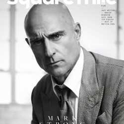 Square Mile - issue 210 - Cover star Mark Strong photographed by Lee Malone