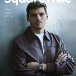 Max Verstappen photographed coutesy of TAG for the Square Mile issue 212 cover