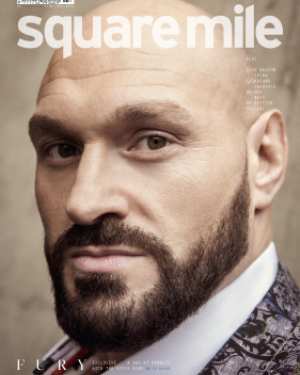 Tyson Fury photographed by Lee Malone for Square Mile